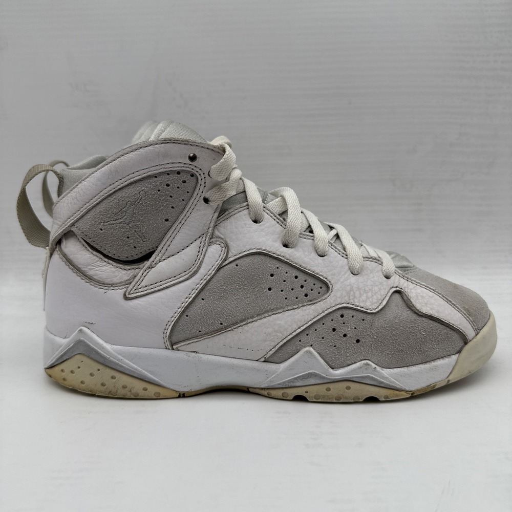 Nike Air Jordan Sneakers 7 VII Retro Pure Money Platinum GS Size 7Y 304774-120